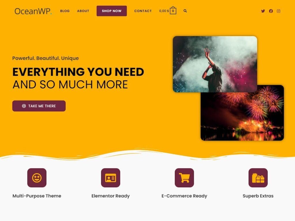 OceanWP Free WordPress Theme