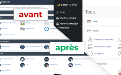 Votre hébergement cPanel a changé : l&rsquo;interface Paper Lantern laisse sa place à Jupiter !