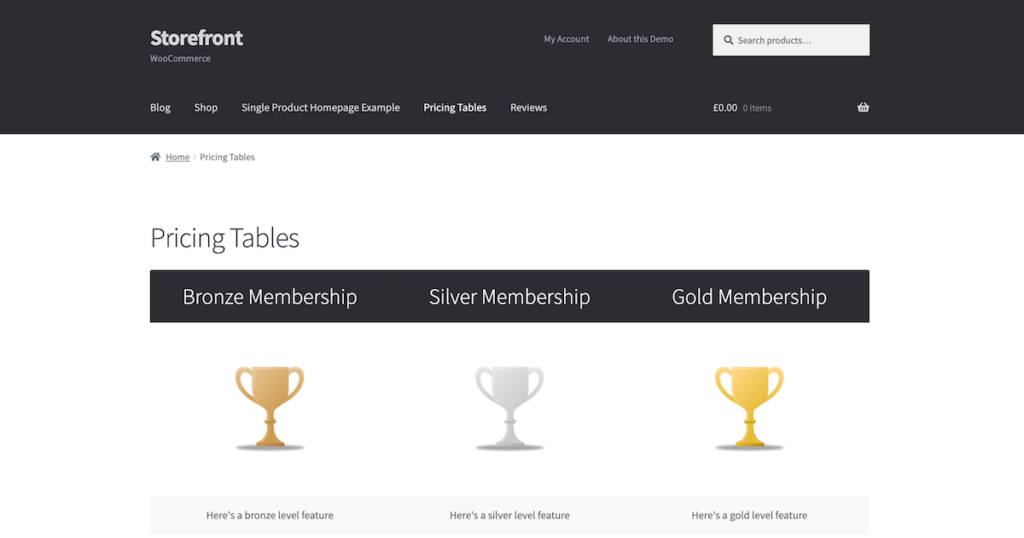 Storefront WordPress Theme